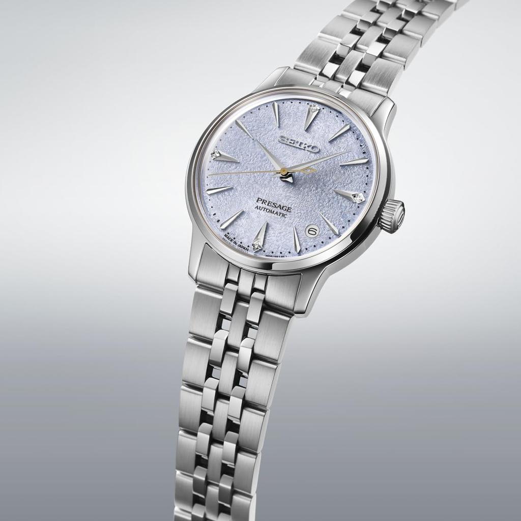 Seiko Presage Cocktail Time 34mm Mechanical Automatic Manual SRRY049 Watch (with Winding) Women's