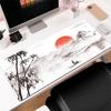 Ink Cherry Blossom Mouse Pad Large Office Desk Pad Life Black and White Series Mouse Pad Rubber Non-slip