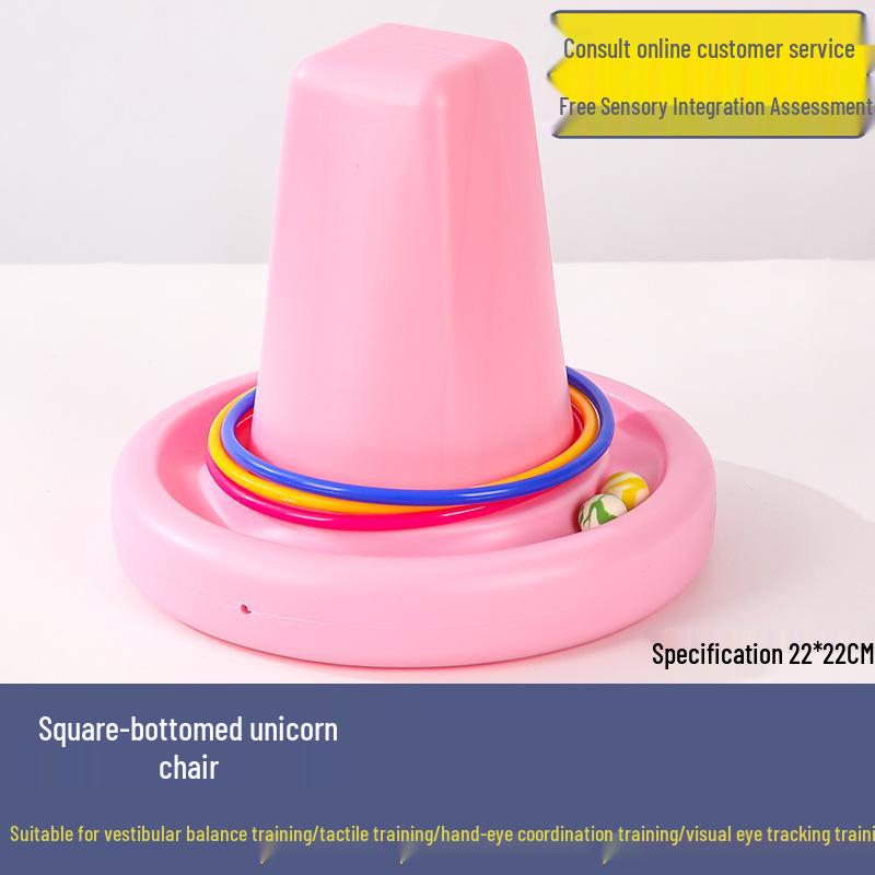 Unicorn Balance Beam Stool for Kids - Sensory Integration & Outdoor Play
