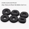 4/6pcs Black Motorcycle Side Cover Rubber Seal Crown For GN250 CG125 GS125 WY125