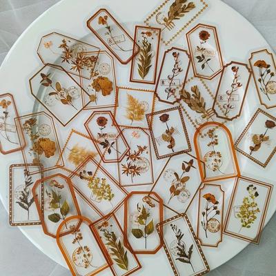 30 шт. Винтажный цветок, растение, лист, рука, счет, DIY, декоративная наклейка, журнал, предметы декора, DIY, украшение, этикетка, наклейка