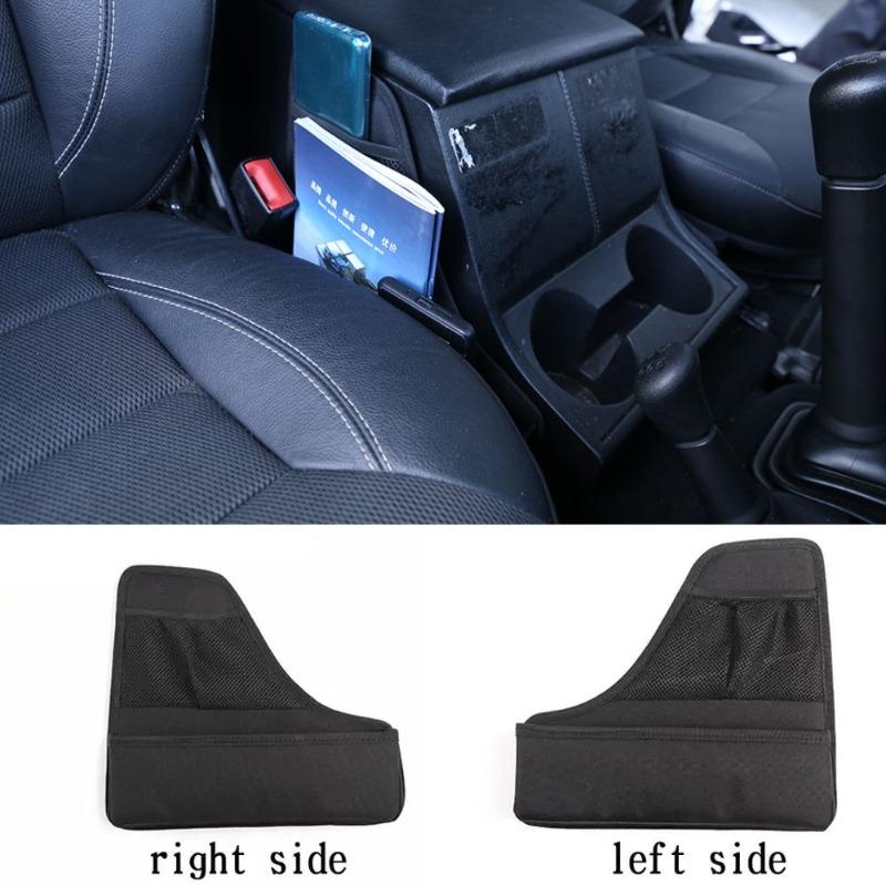 hnltu4 For Land Rover Defender 90 110 130 09-18 Oxford Fabric Car Armrest Box Left and Right Storage Box Storage Bags Car Accessories