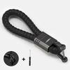 Car Styling Keychain Leather Woven Rope Metal Key Ring For BMW Mini Works Cooper F54 F55 F56 F57 F60 R50 R52 R53 R55 R56 R57 R58 akvnt44