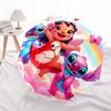 Lilo,Stitch Automatic Opening and Closing Umbrella   8 Ribs Windproof Portable Folding Umbrella with Plastic Handle, Suitable for Casual and