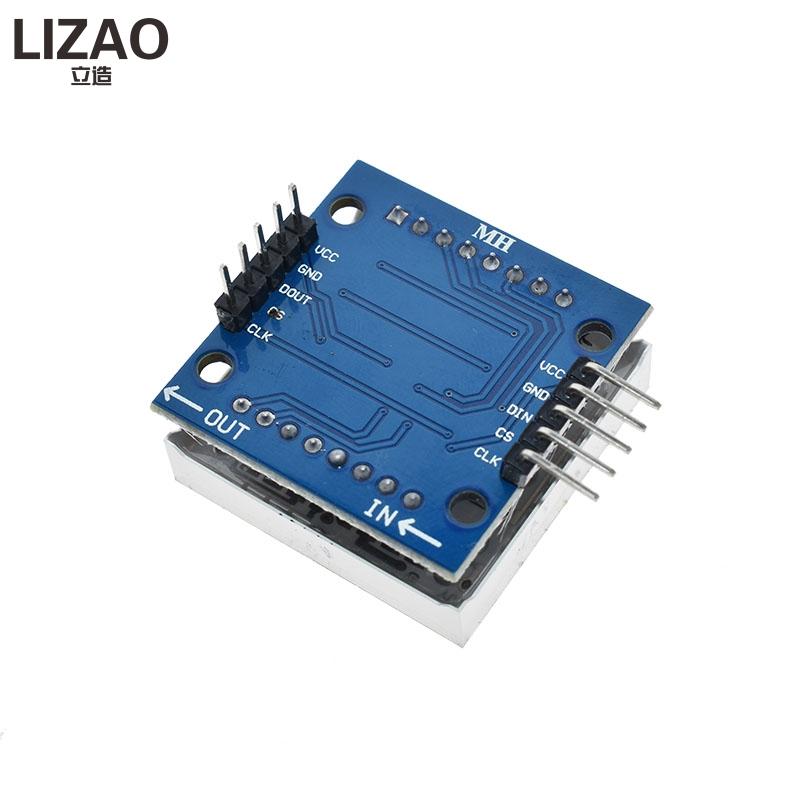 Модуль точечной матрицы LIZAO MAX7119 8x8 светодиодный дисплей Совместим с микроконтроллерами Arduino Программирование для DIY-проектов