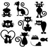 Кошечки Костюм Нож Форма DIY Печать Стальная Форма для Поделок Изготовления Открыток