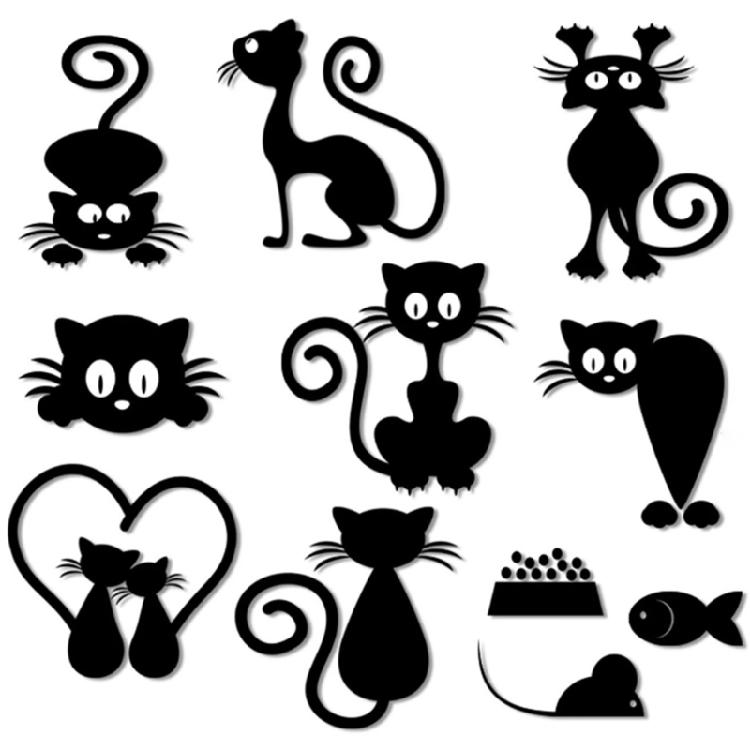 Кошечки Костюм Нож Форма DIY Печать Стальная Форма для Поделок Изготовления Открыток