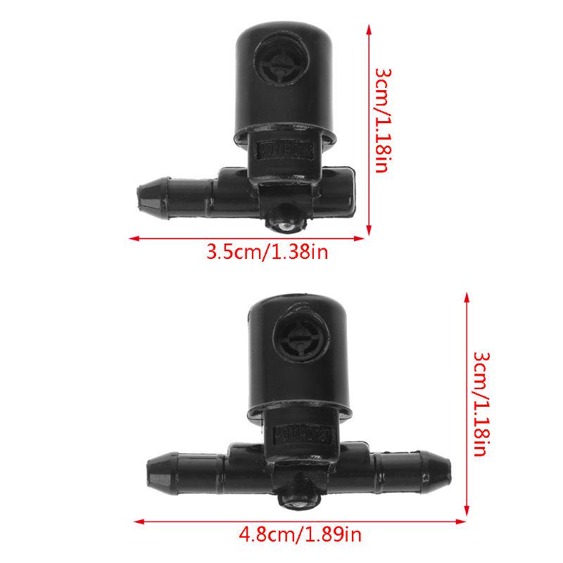 2Pcs Upgraded Windshield Wiper Nozzle for Opel 12782508 12782509