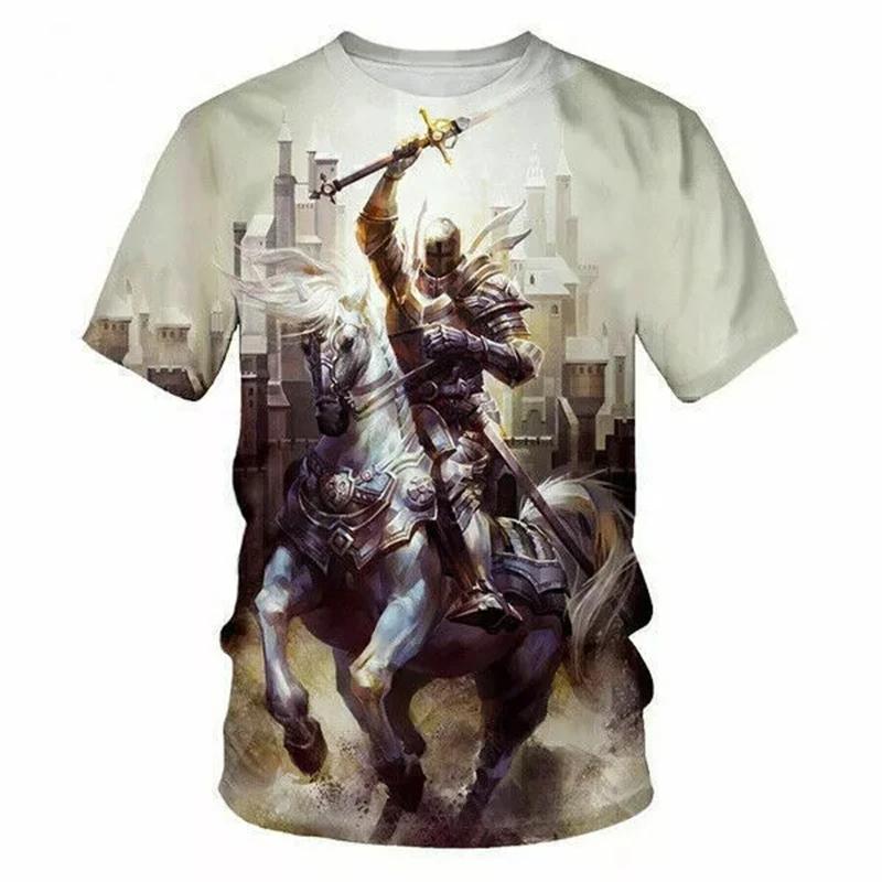 Britain England Knights Templar Warrior United Kingdom UK British MMA Boxing Muay Thai T-shirt Print 3D Unisex Training Gym Fitness Workout Sport