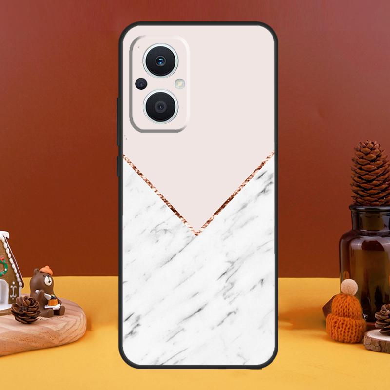 Геометрический мраморный чехол для OPPO Reno 10 Pro 11 F 4 5 6 7 8 Lite 4Z 5Z 8T OPPO Find X5 X2 X3 Lite X6 Pro