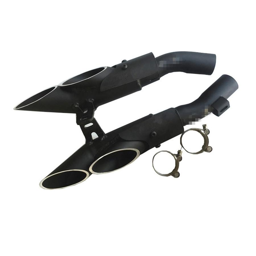 Мотоциклетная выхлопная система Двойная труба Слипон Средняя труба Для Kawasaki Z1000 10-17