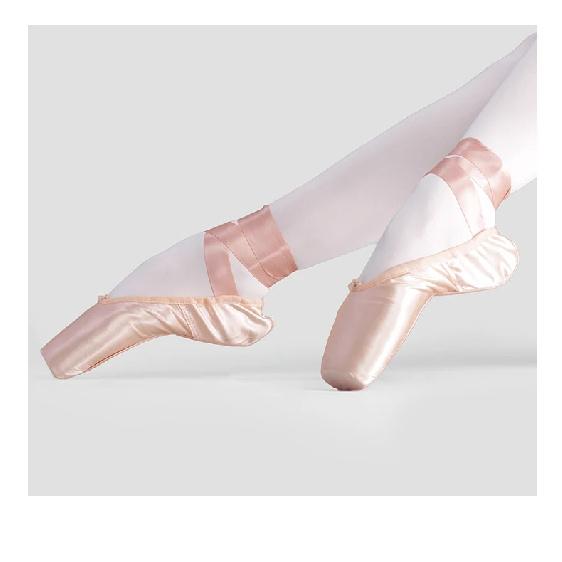 Girls Women Ballet Pointe Shoes Ballerina Adult Professional Satin Canvas Pink Ballet Dance Shoes