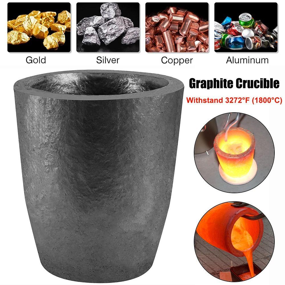 High Temperature Clay Furnace Cup Black Clay Crucibles  Aluminum Gold Silver Copper Brass