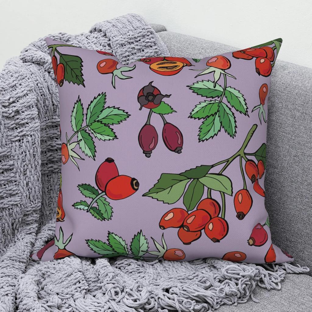 Декоративная подушка для спальни, дивана, декоративная наволочка, домашний декор, милые тропические фрукты