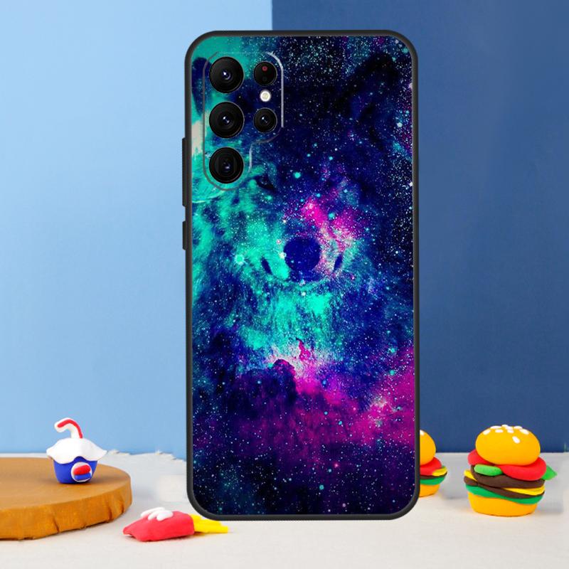 Чехол для телефона Animal Wolf Galaxy для Samsung Galaxy S24 S25 Ultra S9 S10 S20 S22 S21 S23 Plus S24 FE Cover Coque