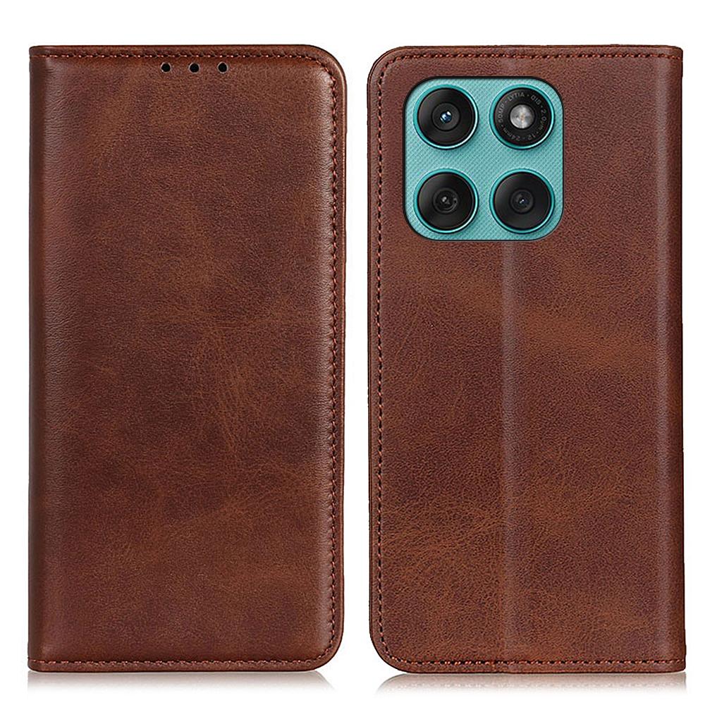 Для Motorola Edge 60 5G/60 Fusion 5G Чехол из спилковой кожи Книжка-кошелек Чехол для телефона