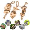 Hamster Chew Toys 3pcs Chinchilla Chew Toys Teeth Care Molar Toy for Rabbit Hamster Guinea Pigs