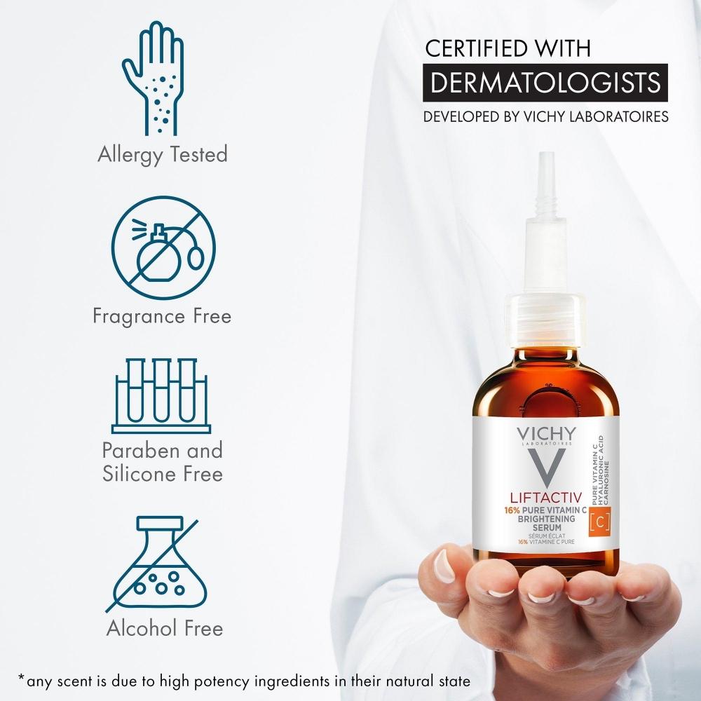 ViChy 16 Чистый витамин С Осветляющая сыворотка 0,67 унции