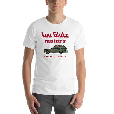 LOU GLUTZ MOTORS Графическая футболка National Lampoon Truckster Унисекс футболка