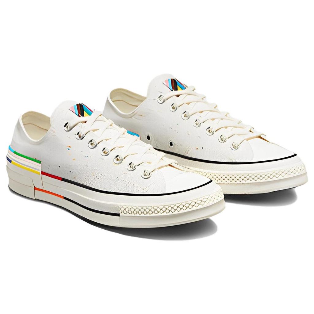 Converse Кроссовки Chuck 70 Low Pride - Proud to Be Unisex Cream Egret Black A06030C