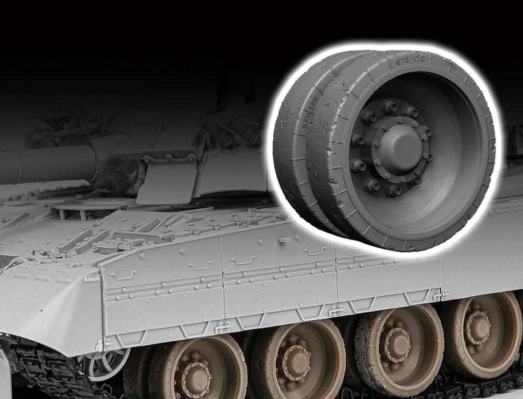 Набор опорных катков T-80 Liang Model, масштаб 1/35, комплект для 3D-печати LIANG-S102 (танк)