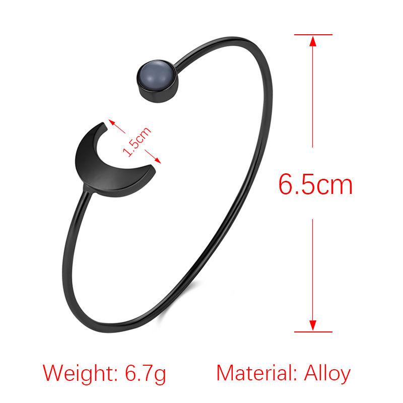 Модный браслет цвета луны и солнца, браслет со звездами и солнцем, индивидуальные женские аксессуары AVE