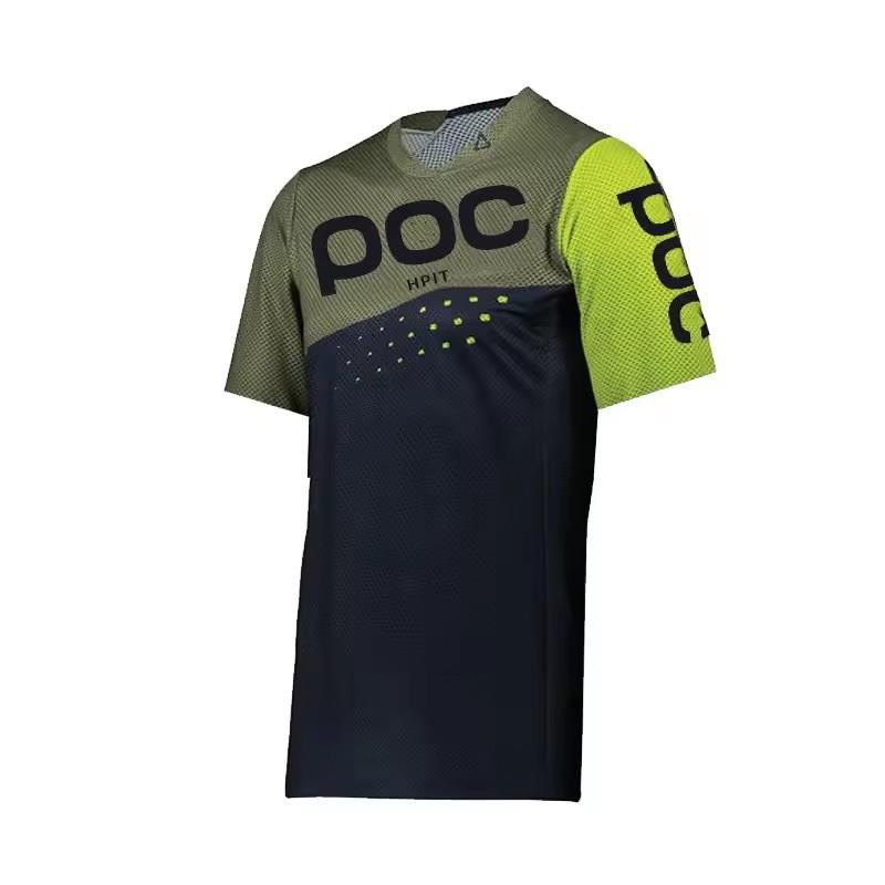Off-road Motorcycle Mountain Bike Jersey Quick Dry Cycling T-shirt Outdoor Sports HPIT POC