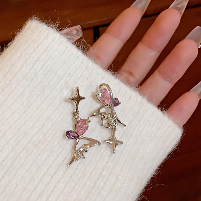 GemChic женские серьги-гвоздики с иглами, квадратные серьги с имитацией циркона, модные милые серьги, ювелирные изделия на день рождения, Рождество, подарок
