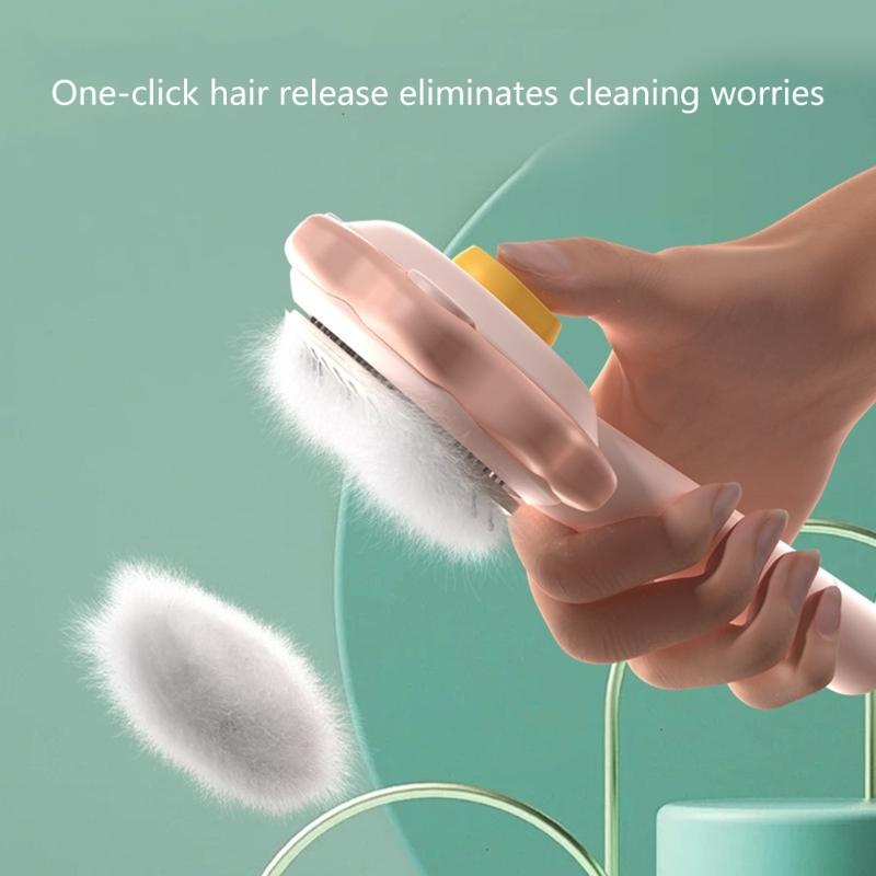 Cats Grooming Brush Comb for Remove Loose Hair Dematting Deshedding Brush Massaging Brush Rake Comb Deshedding Tool