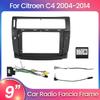 9-дюймовые рамки для автомагнитолы CITROEN C4 LA LC C-TRIOMPHE C-QUATRE 2004-2014 Android 2din Рамка для стереомагнитолы Панель головного устройства Комплект