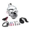 Накладка на клаксон в виде черепа для мотоцикла Harley Davidson Sportster Softail Big Twins V-Rods Stock Cowbell 1992-2020 Дополнительный аксессуар