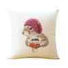 Premium Quality Rabbit Pillowcase Linen Sofa Throw Pillow Cover For Charming Home Decor