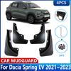 Car Mud Flaps For Dacia Spring EV 2022 Accessories Electric 2023 Front Rear Wheel MudFlap Fender Mud Guard Splash