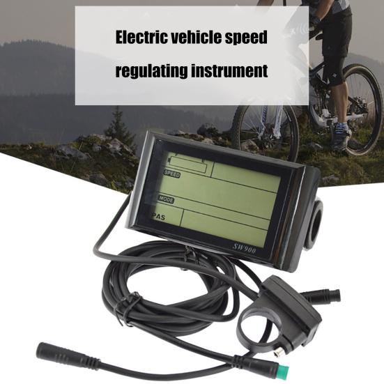 ABS Велосипедная панель скорости износостойкая компактный ЖК-дисплей панель управления электровелосипедом