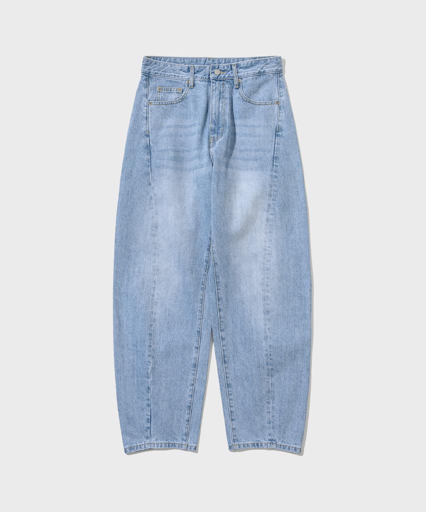INTEMPOMOOD Curved Wide Denim Pants_Indigo