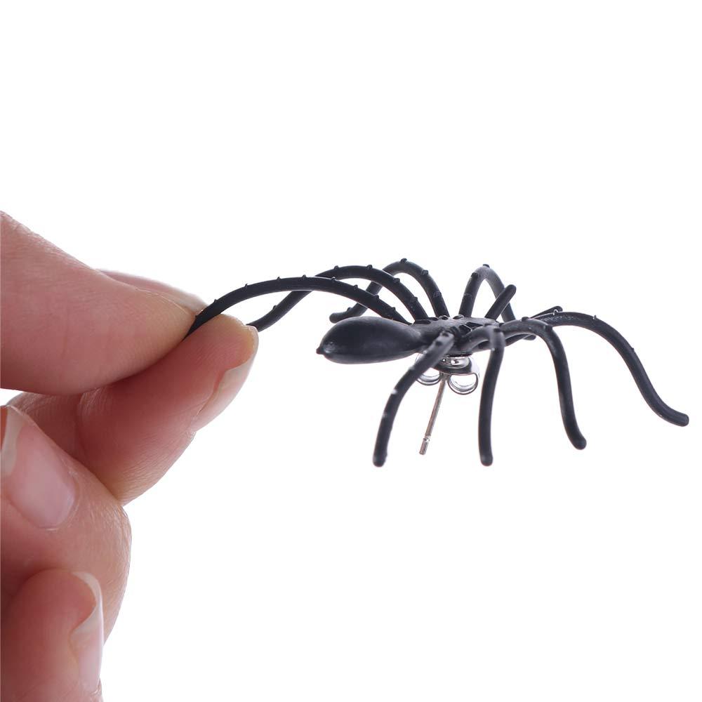 Hiphop Stud Earrings Punk Spider Ear Stud Earrings Piercing Spider Earrings  Women