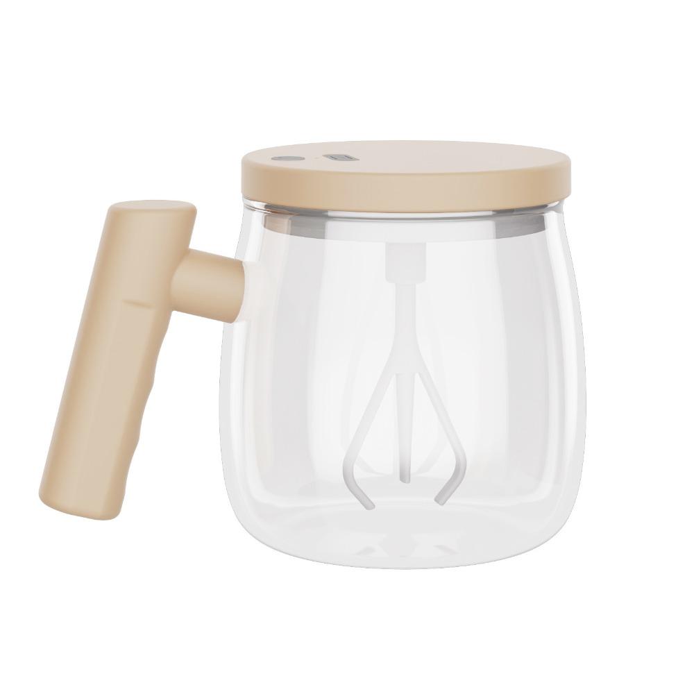 Self Stirring Mug Rechargeable Electric Mixing Cup Durable Glass Cup