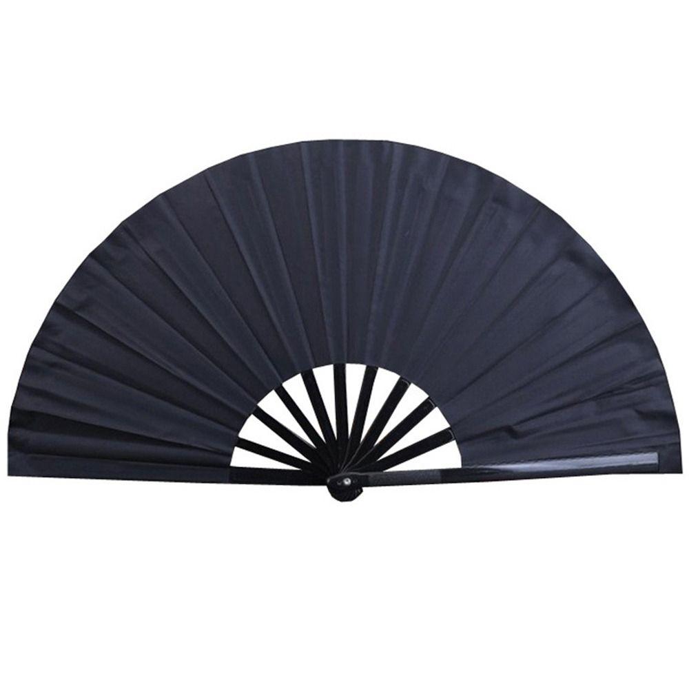 DIY китайский стиль сложенный веер живопись ручной веер подарки черный шелковый складной веер