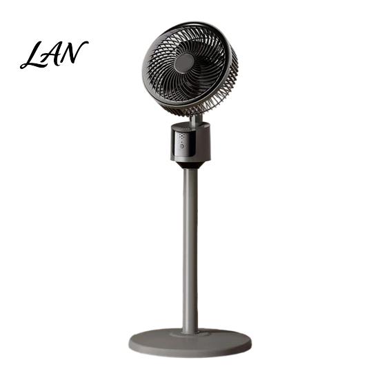 Living Room Fan Mini Floor Fan, Portable USB Air Circulation for Home Office, 3 Natural Breeze Speed Quiet Stand with 5m Airflow, Wide Angle