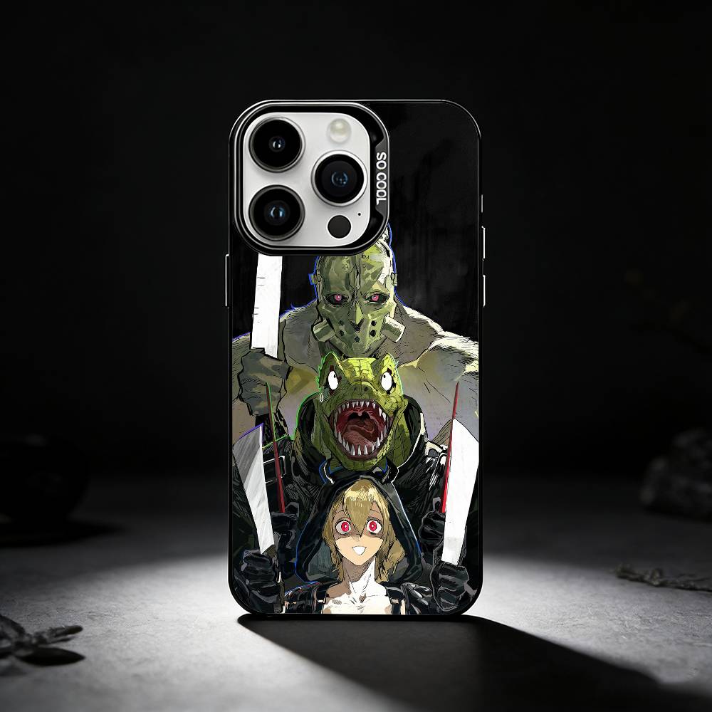 D-Dorohedoro-es Phone Case For iPhone 17,16,15,14,13,12,11 Plus,Pro Max,XS,Colored silver phone case