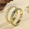 Traditional Vintage Cloisonne Bangle Colorful Women's Hand Bracelet Flower Leaf Bangle  Girls