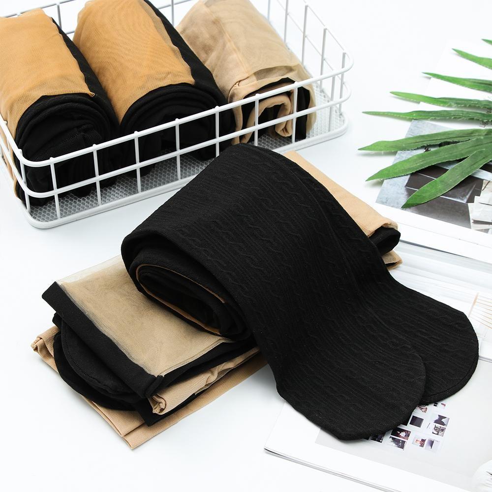 Фальшивые высокие сексуальные женские колготки с перекрутом