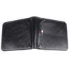 Мужской мягкий кошелек из искусственной кожи, черный, модный, тонкий кошелек с несколькими отделениями для карт для деловых поездок