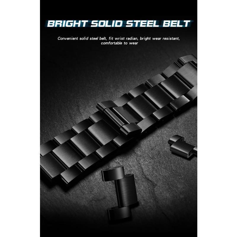 SANDA Новые кварцевые часы со стальным ремешком, мужские полые вращающиеся мужские простые индивидуальные часы