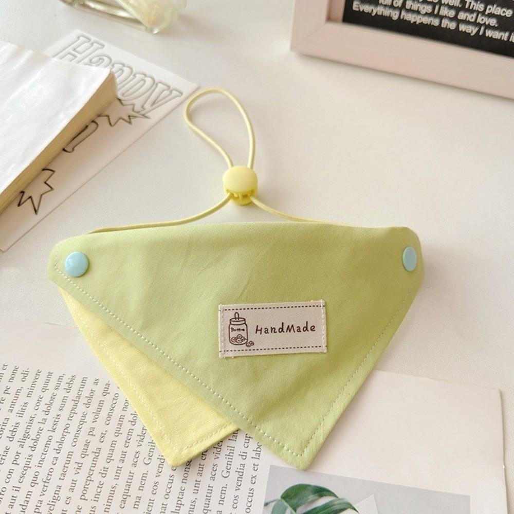 Soft Dog Triangle Bibs Adjustable Cat Scarf Cute Pet Bandana for Small Medium Puppy Cat