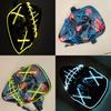 Led Light Mask Up Funny Mask The Purge Election Year Ideal For Halloween And Cosplay Events