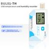 Bluetooth Temperature&Humidity Data Logger BUL01-TH USB Temp Recorder 60 Days Logger 14400 Points PDF Reporter for Cold-chain