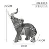 Креативные расписные скульптуры слонов, украшение для гостиной в скандинавском стиле, статуэтка животного из смолы, декор комнаты, фигурки для интерьера