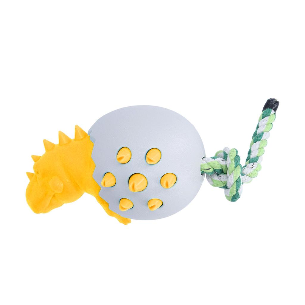Dinosaur Egg Dog Chew Toys Bite Resistance Dog Toothbrush Chew Toys for Dog Dental Care