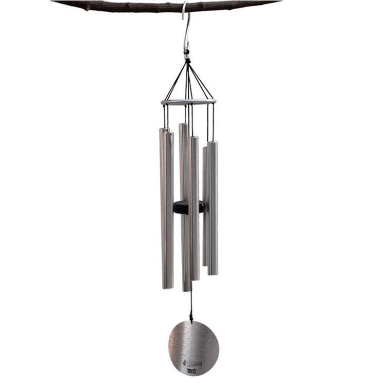 Креативные металлические шеститрубные ветряные колокольчики из алюминиевой трубки для дома, сада, уличного использования, свежие украшения